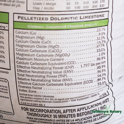 Lime #40 Pound Bag Dolomite Pellet