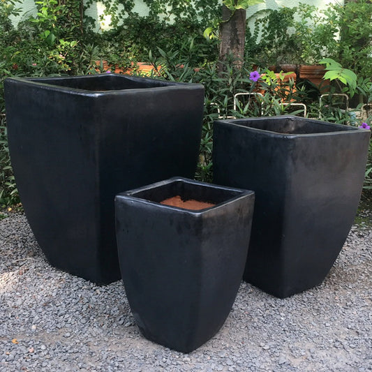 Pottery Orinda Square Small 10 Pewter