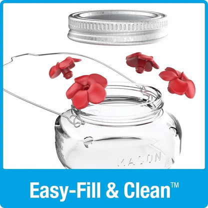 Hummingbird Feeder Mason Jar